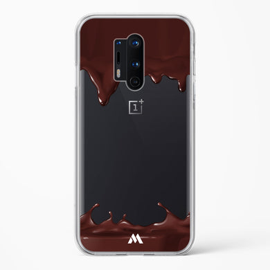 Dripping Chocolate Crystal Clear Transparent Case-(OnePlus)
