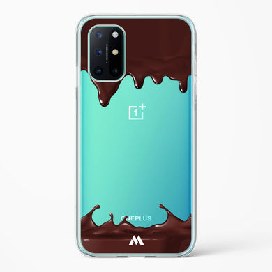 Dripping Chocolate Crystal Clear Transparent Case-(OnePlus)