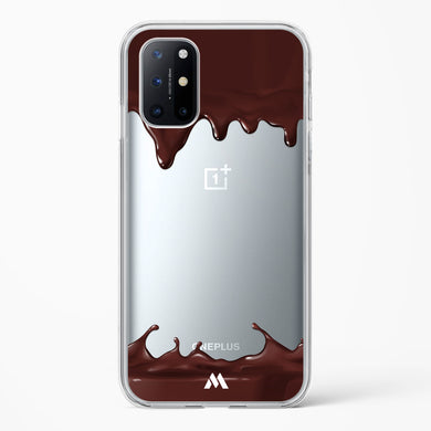 Dripping Chocolate Crystal Clear Transparent Case-(OnePlus)