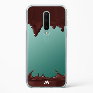 Dripping Chocolate Crystal Clear Transparent Case-(OnePlus)
