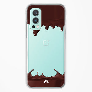Dripping Chocolate Crystal Clear Transparent Case-(OnePlus)
