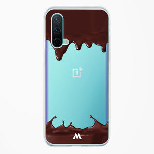 Dripping Chocolate Crystal Clear Transparent Case-(OnePlus)