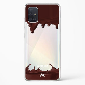 Dripping Chocolate Crystal Clear Transparent Case-(Samsung)