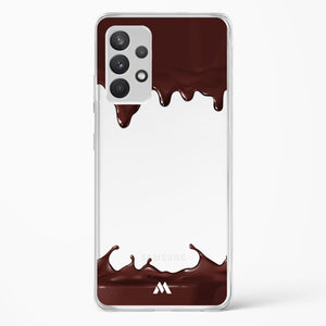 Dripping Chocolate Crystal Clear Transparent Case-(Samsung)