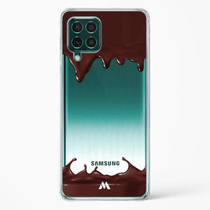 Dripping Chocolate Crystal Clear Transparent Case-(Samsung)