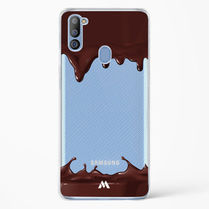 Dripping Chocolate Crystal Clear Transparent Case-(Samsung)