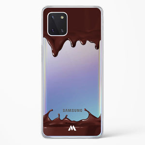Dripping Chocolate Crystal Clear Transparent Case-(Samsung)