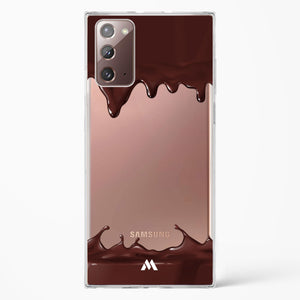 Dripping Chocolate Crystal Clear Transparent Case-(Samsung)