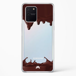 Dripping Chocolate Crystal Clear Transparent Case-(Samsung)