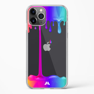 Dripping Rainbows Crystal Clear Transparent Case-(Apple)