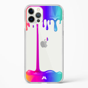 Dripping Rainbows Crystal Clear Transparent Case-(Apple)