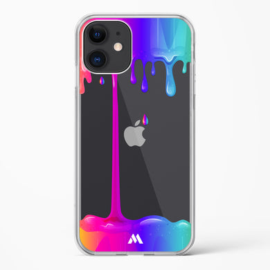 Dripping Rainbows Crystal Clear Transparent Case-(Apple)