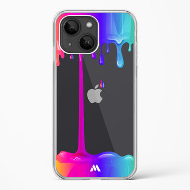 Dripping Rainbows Crystal Clear Transparent Case-(Apple)