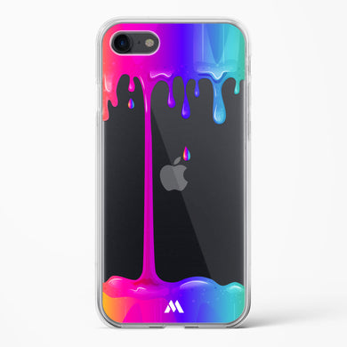 Dripping Rainbows Crystal Clear Transparent Case-(Apple)