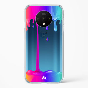 Dripping Rainbows Crystal Clear Transparent Case-(OnePlus)