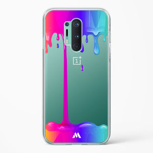 Dripping Rainbows Crystal Clear Transparent Case-(OnePlus)