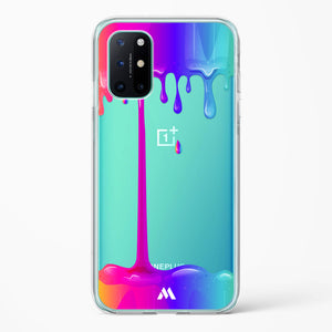 Dripping Rainbows Crystal Clear Transparent Case-(OnePlus)