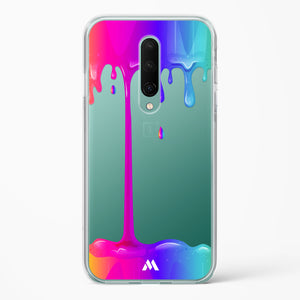 Dripping Rainbows Crystal Clear Transparent Case-(OnePlus)