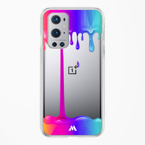 Dripping Rainbows Crystal Clear Transparent Case-(OnePlus)