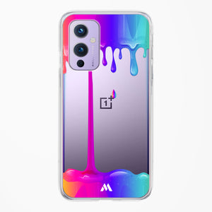 Dripping Rainbows Crystal Clear Transparent Case-(OnePlus)