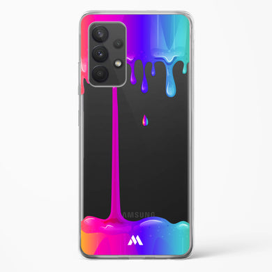 Dripping Rainbows Crystal Clear Transparent Case-(Samsung)