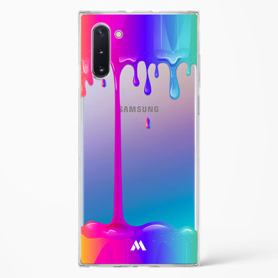 Dripping Rainbows Crystal Clear Transparent Case-(Samsung)