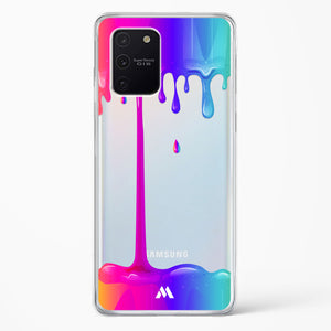 Dripping Rainbows Crystal Clear Transparent Case-(Samsung)
