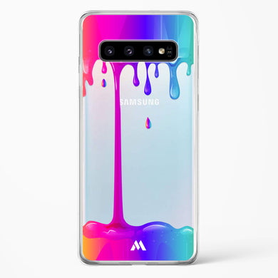 Dripping Rainbows Crystal Clear Transparent Case-(Samsung)