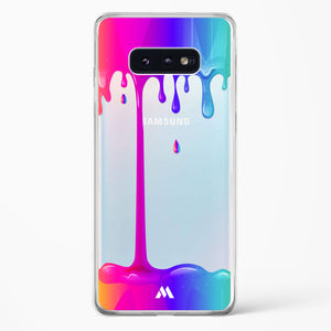 Dripping Rainbows Crystal Clear Transparent Case-(Samsung)