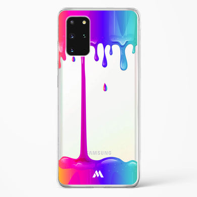 Dripping Rainbows Crystal Clear Transparent Case-(Samsung)