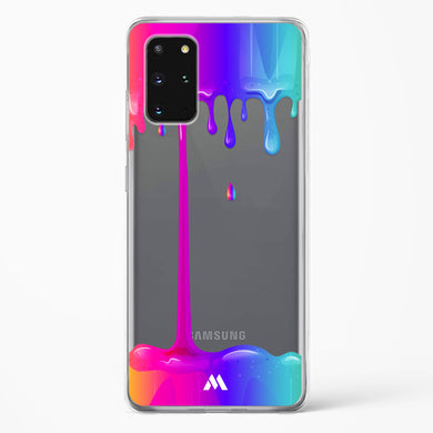Dripping Rainbows Crystal Clear Transparent Case-(Samsung)