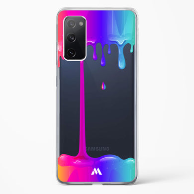 Dripping Rainbows Crystal Clear Transparent Case-(Samsung)