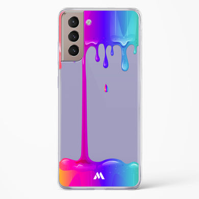 Dripping Rainbows Crystal Clear Transparent Case-(Samsung)