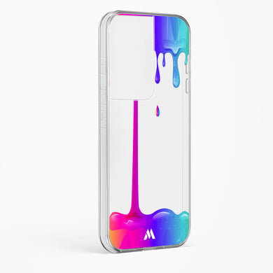 Dripping Rainbows Crystal Clear Transparent Case-(Samsung)