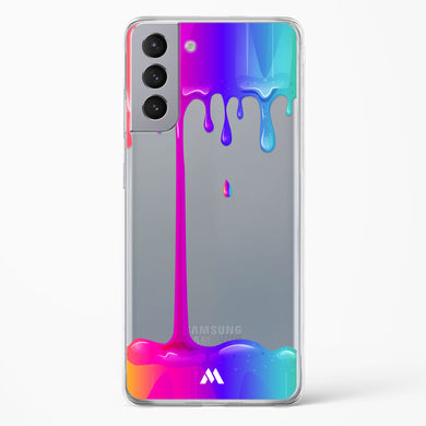 Dripping Rainbows Crystal Clear Transparent Case-(Samsung)