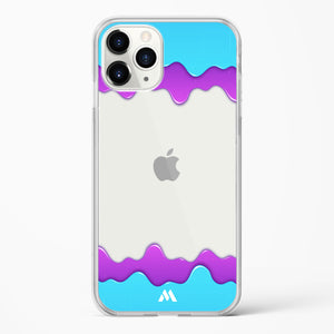 Dripping Purple Haze Crystal Clear Transparent Case-(Apple)