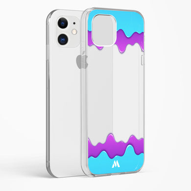Dripping Purple Haze Crystal Clear Transparent Case-(Apple)