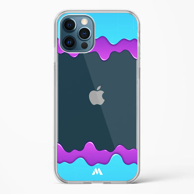 Dripping Purple Haze Crystal Clear Transparent Case-(Apple)