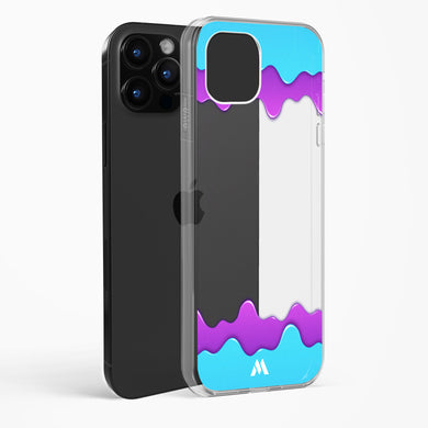 Dripping Purple Haze Crystal Clear Transparent Case-(Apple)
