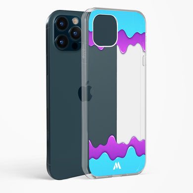 Dripping Purple Haze Crystal Clear Transparent Case-(Apple)