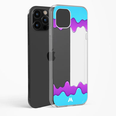 Dripping Purple Haze Crystal Clear Transparent Case-(Apple)