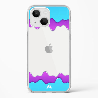 Dripping Purple Haze Crystal Clear Transparent Case-(Apple)