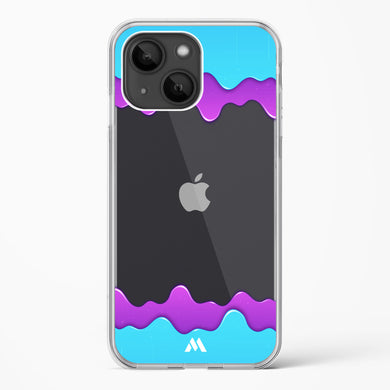 Dripping Purple Haze Crystal Clear Transparent Case-(Apple)
