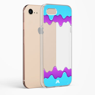 Dripping Purple Haze Crystal Clear Transparent Case-(Apple)