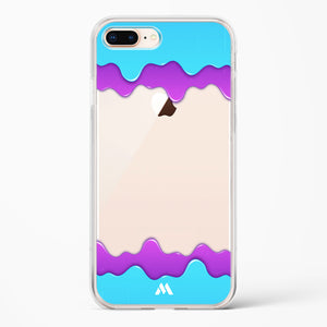 Dripping Purple Haze Crystal Clear Transparent Case-(Apple)