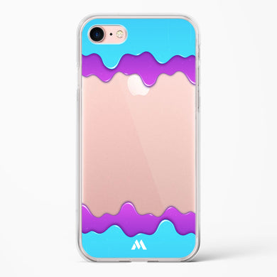 Dripping Purple Haze Crystal Clear Transparent Case-(Apple)