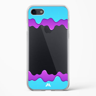 Dripping Purple Haze Crystal Clear Transparent Case-(Apple)