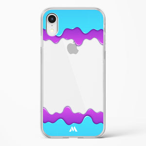 Dripping Purple Haze Crystal Clear Transparent Case-(Apple)