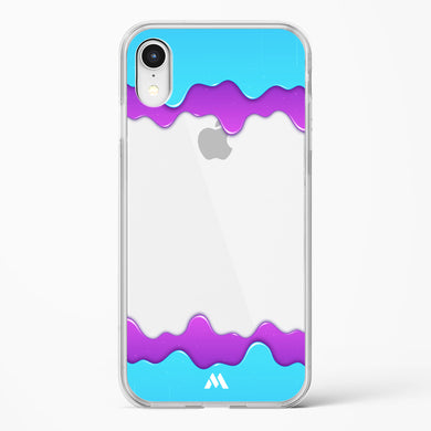 Dripping Purple Haze Crystal Clear Transparent Case-(Apple)