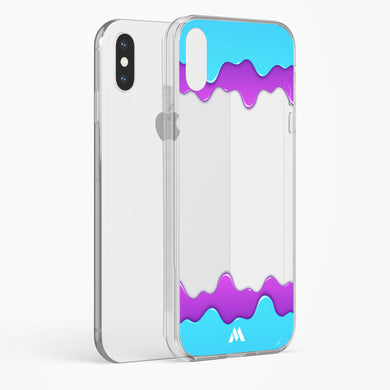 Dripping Purple Haze Crystal Clear Transparent Case-(Apple)